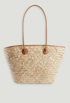 Claudie Pierlot Adryan Medium Straw Basket*Women Shopping Bags