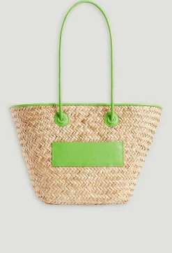 Claudie Pierlot Adryan Medium Straw Basket*Women Shopping Bags