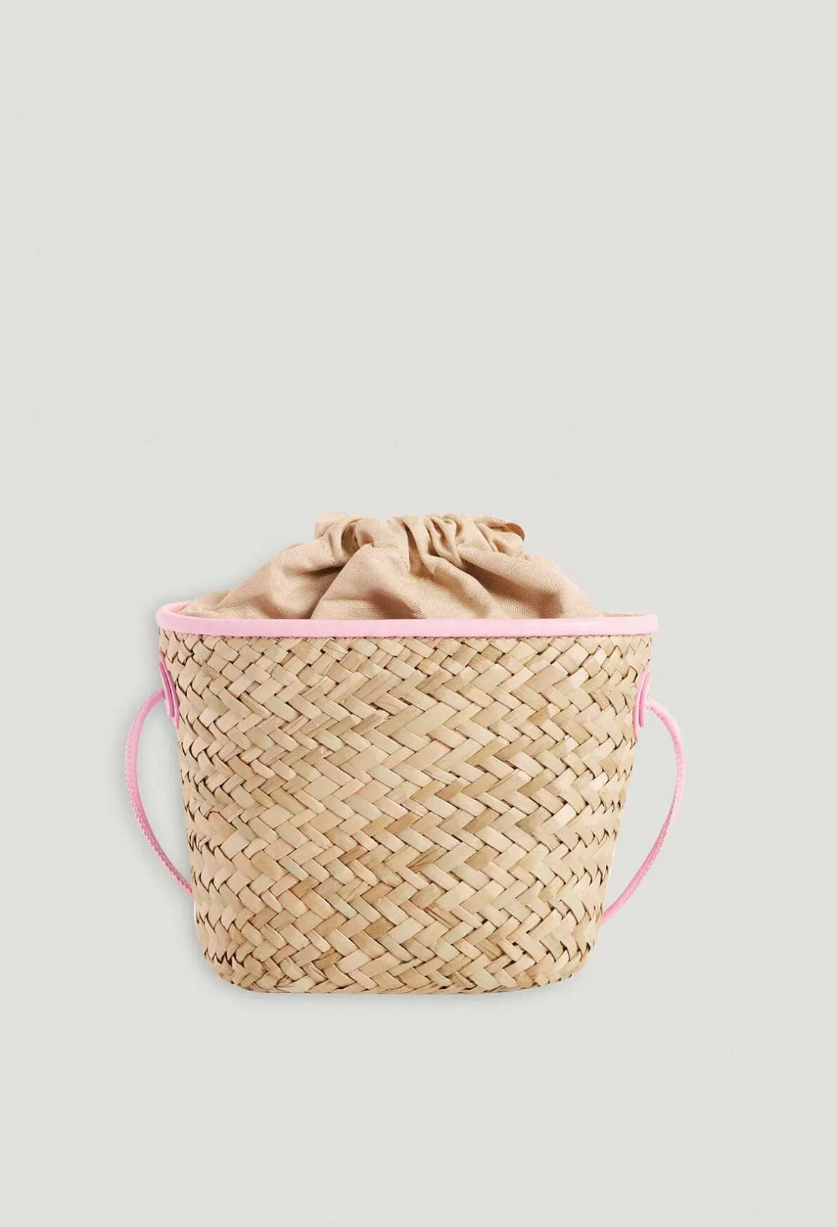 Claudie Pierlot Adryan Small Straw Basket*Women Crossbody Bags