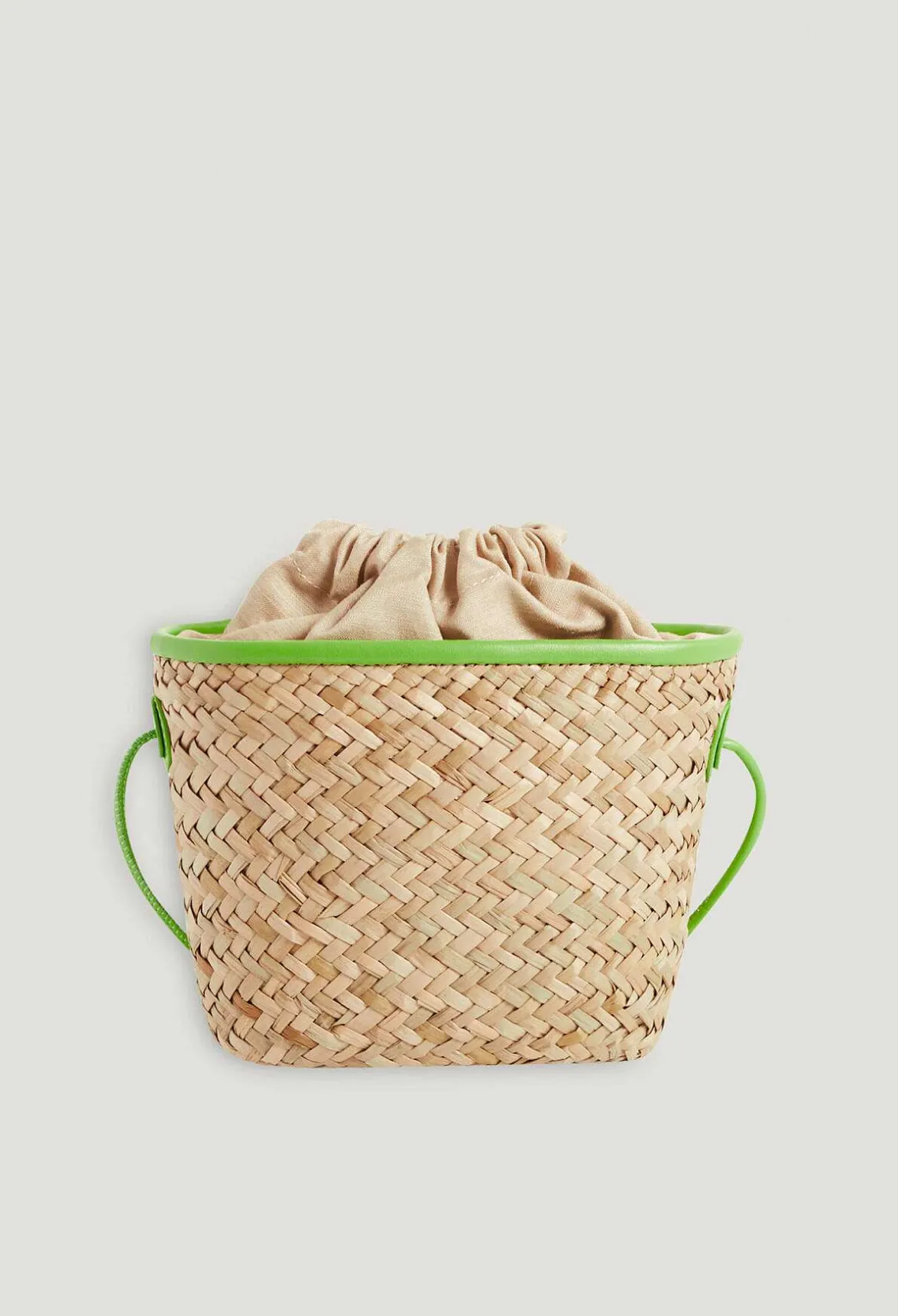 Claudie Pierlot Adryan Small Straw Basket*Women Crossbody Bags