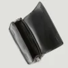 Claudie Pierlot Angeli Black Quilted Leather Bag*Women Crossbody Bags