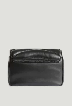 Claudie Pierlot Angeli Black Quilted Leather Bag*Women Crossbody Bags