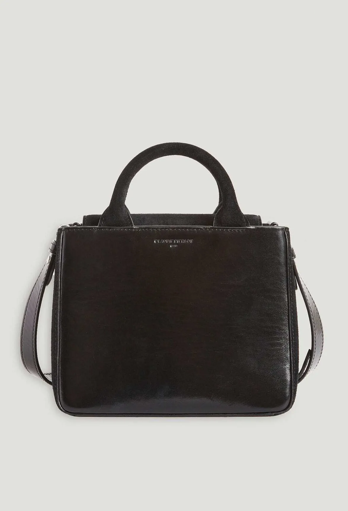 Claudie Pierlot Anouck Mini Black Leather Bag*Women Crossbody Bags