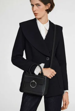 Claudie Pierlot Anouck Mini Grained Leather Handbag*Women Crossbody Bags