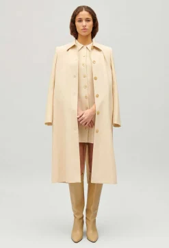 Claudie Pierlot Beige Coat*Women Jackets And Coats