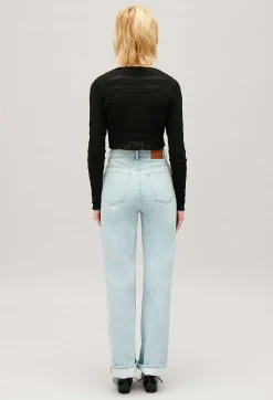 Claudie Pierlot Black Cropped Cardigan*Women Tops And Shirts