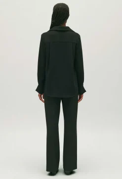 Claudie Pierlot Black Floaty Blouse*Women Tops And Shirts