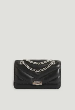 Claudie Pierlot Black Leather Angelina Bag*Women Crossbody Bags