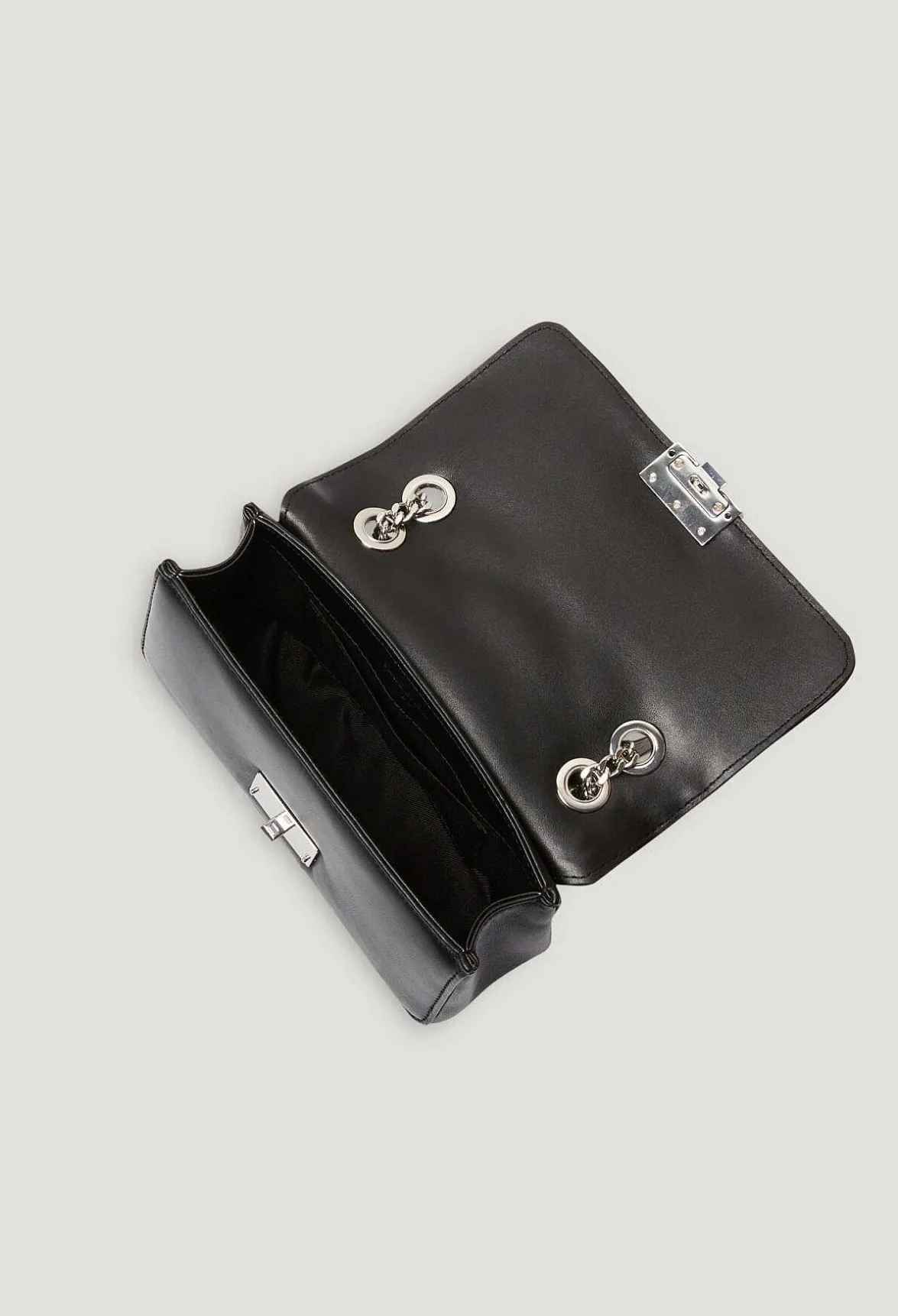 Claudie Pierlot Black Leather Angelina Bag*Women Crossbody Bags