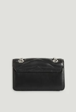 Claudie Pierlot Black Leather Angelina Bag*Women Crossbody Bags
