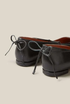 Claudie Pierlot Black Leather Ballet Pumps*Women Sandals, Pumps And Mules
