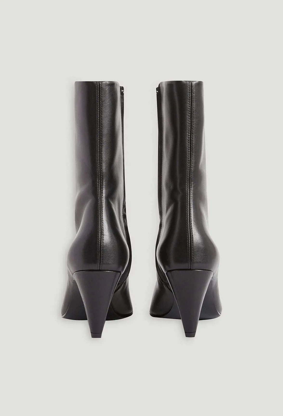Claudie Pierlot Black Leather Boots*Women Booties And Boots