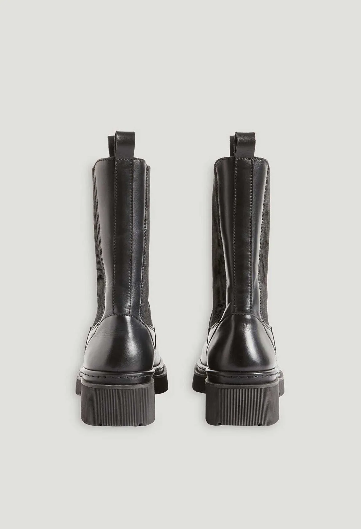 Claudie Pierlot Black Leather Chelsea Boots*Women Booties And Boots