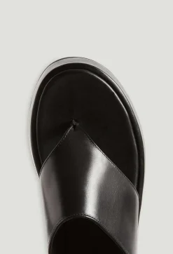 Claudie Pierlot Black Leather Sandals*Women Sandals, Pumps And Mules