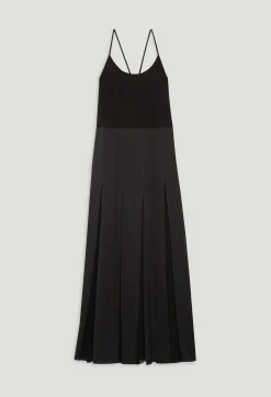 Claudie Pierlot Black Midi Dress With Crossover Back*Women Dresses