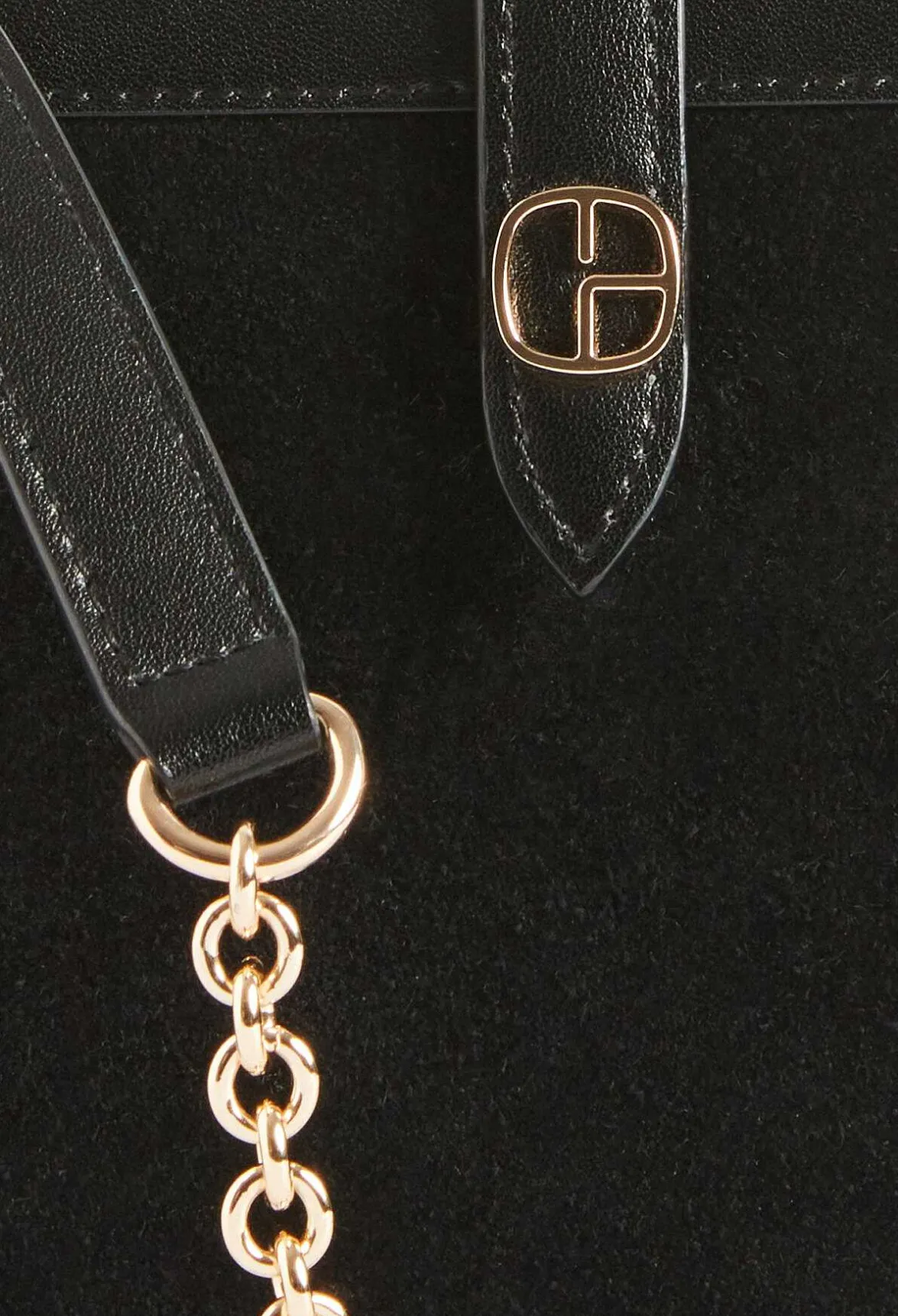 Claudie Pierlot Black Suede Clutch Bag*Women Crossbody Bags