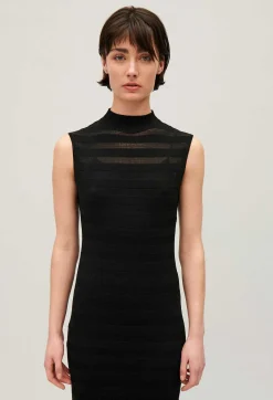 Claudie Pierlot Black Tube Maxi Dress*Women Dresses