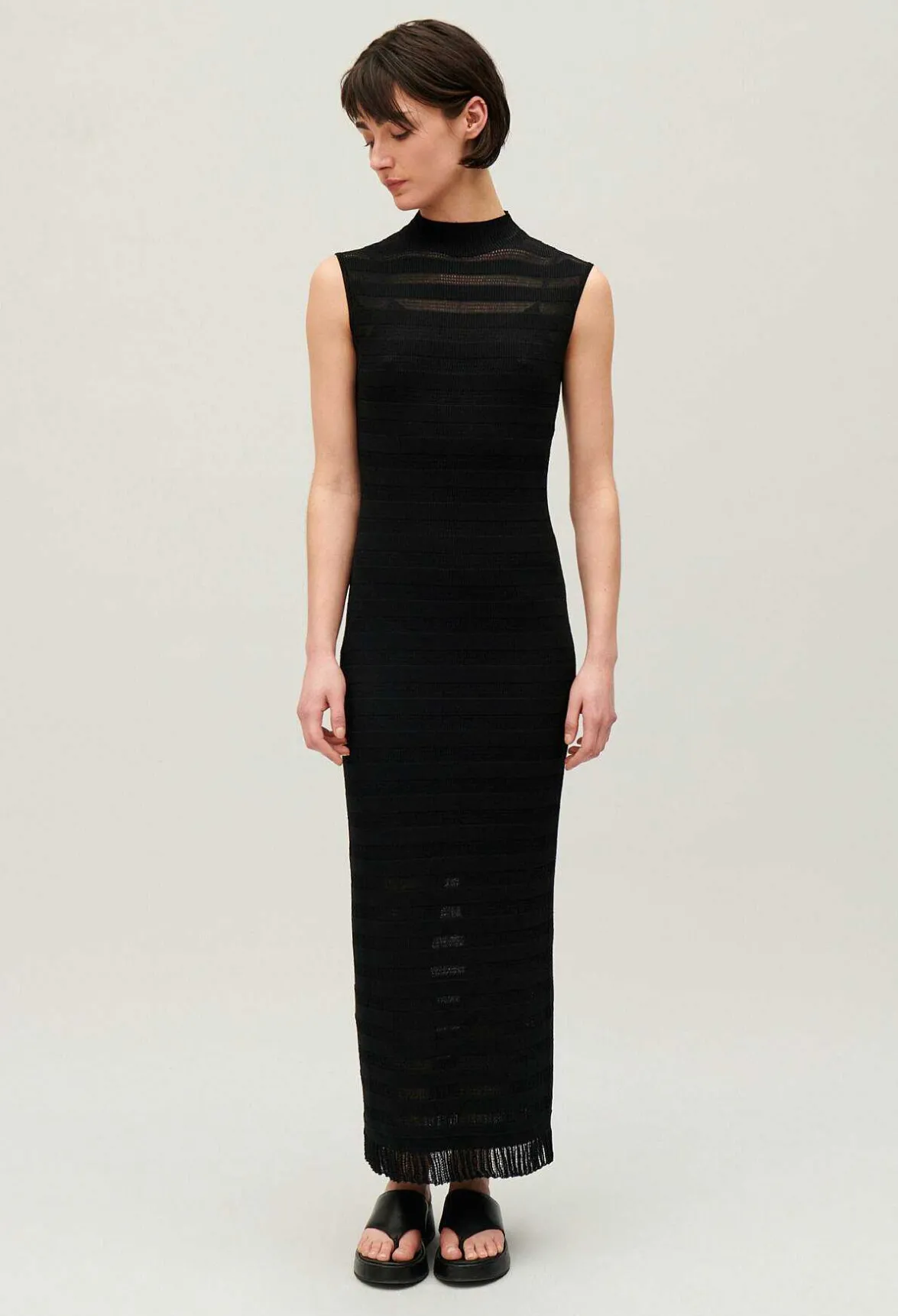Claudie Pierlot Black Tube Maxi Dress*Women Dresses