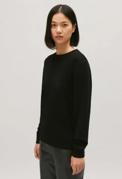 Claudie Pierlot Black Wool Jumper Removable Collar*Women Sweaters And Cardigans