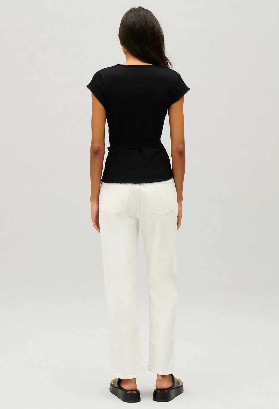 Claudie Pierlot Black Wrapover Top*Women Tops And Shirts