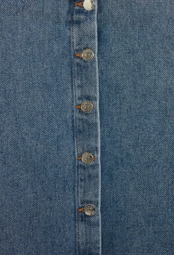 Claudie Pierlot Blue Denim Midi Skirt*Women Skirts And Shorts