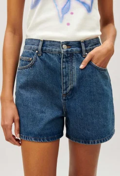 Claudie Pierlot Blue Denim Shorts*Women Skirts And Shorts