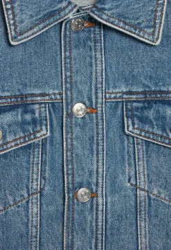 Claudie Pierlot Blue Straight-Leg Denim Jacket*Women Jackets And Coats