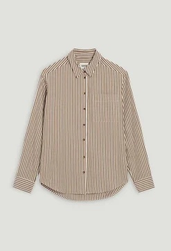 Claudie Pierlot Bronze Striped Shirt*Women Tops And Shirts