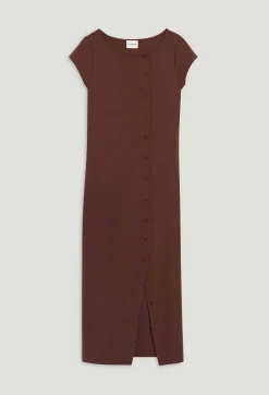 Claudie Pierlot Brown Button-Up Maxi Dress*Women Dresses