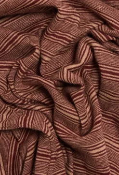 Claudie Pierlot Brown Stripy Knit Maxi Dress*Women Dresses
