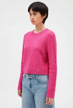 Claudie Pierlot Cable Knit Cropped Jumper*Women Sweaters And Cardigans