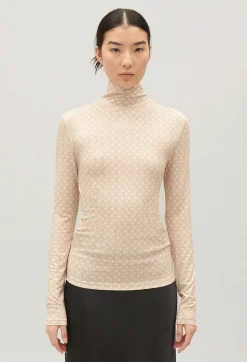 Claudie Pierlot Cp Patterned Beige Undershirt*Women T-Shirts