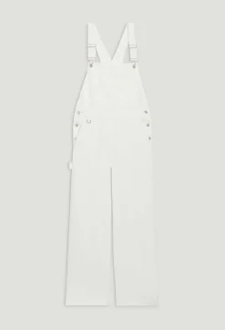 Claudie Pierlot Cream Denim Dungarees*Women Jumpsuits