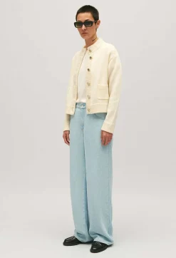 Claudie Pierlot Cropped Thick Knit Cardigan*Women Sweaters And Cardigans