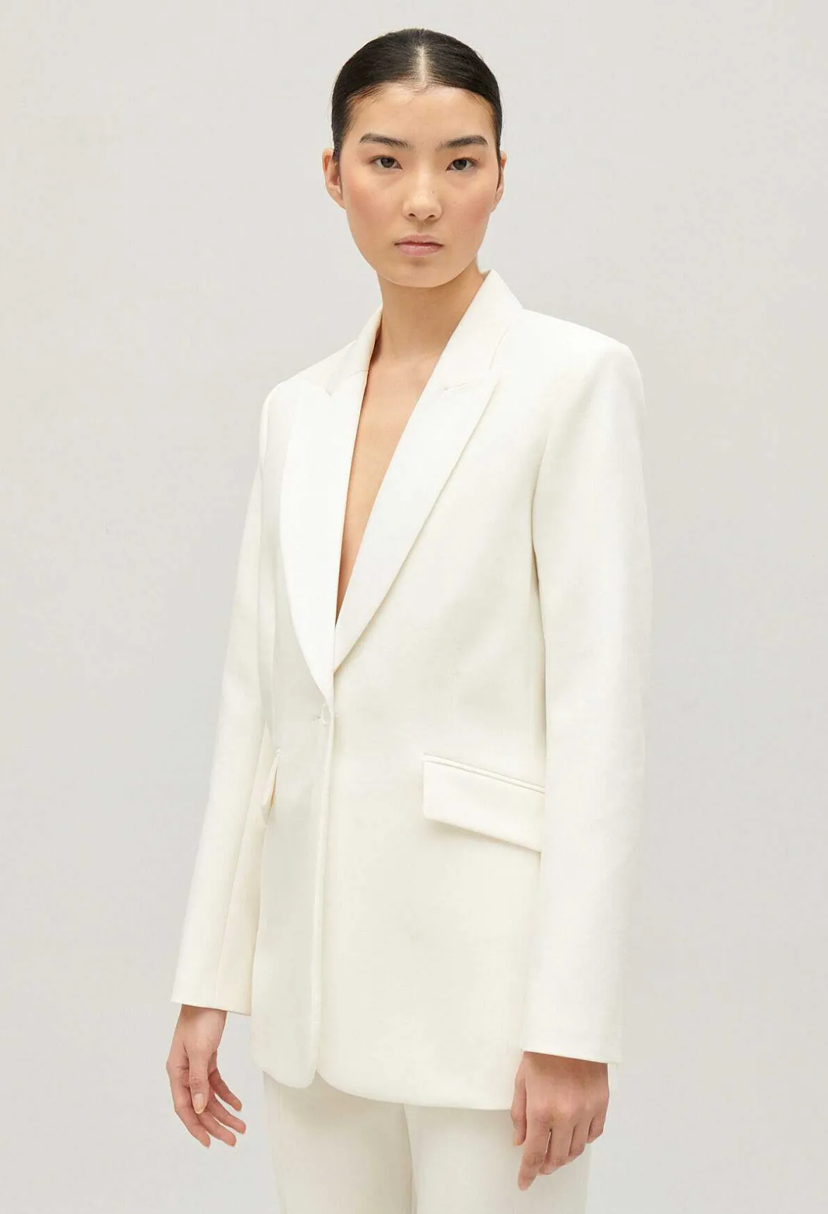 Claudie Pierlot Dual Fabric Suit Jacket*Women Blazers