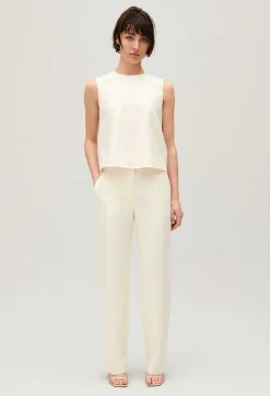 Claudie Pierlot Ecru Sequinned Trousers*Women Jeans And Trousers