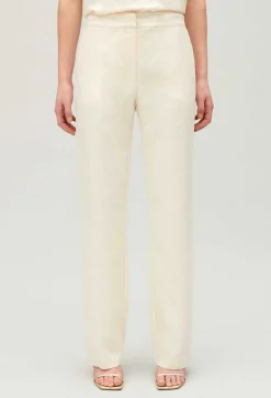Claudie Pierlot Ecru Sequinned Trousers*Women Jeans And Trousers