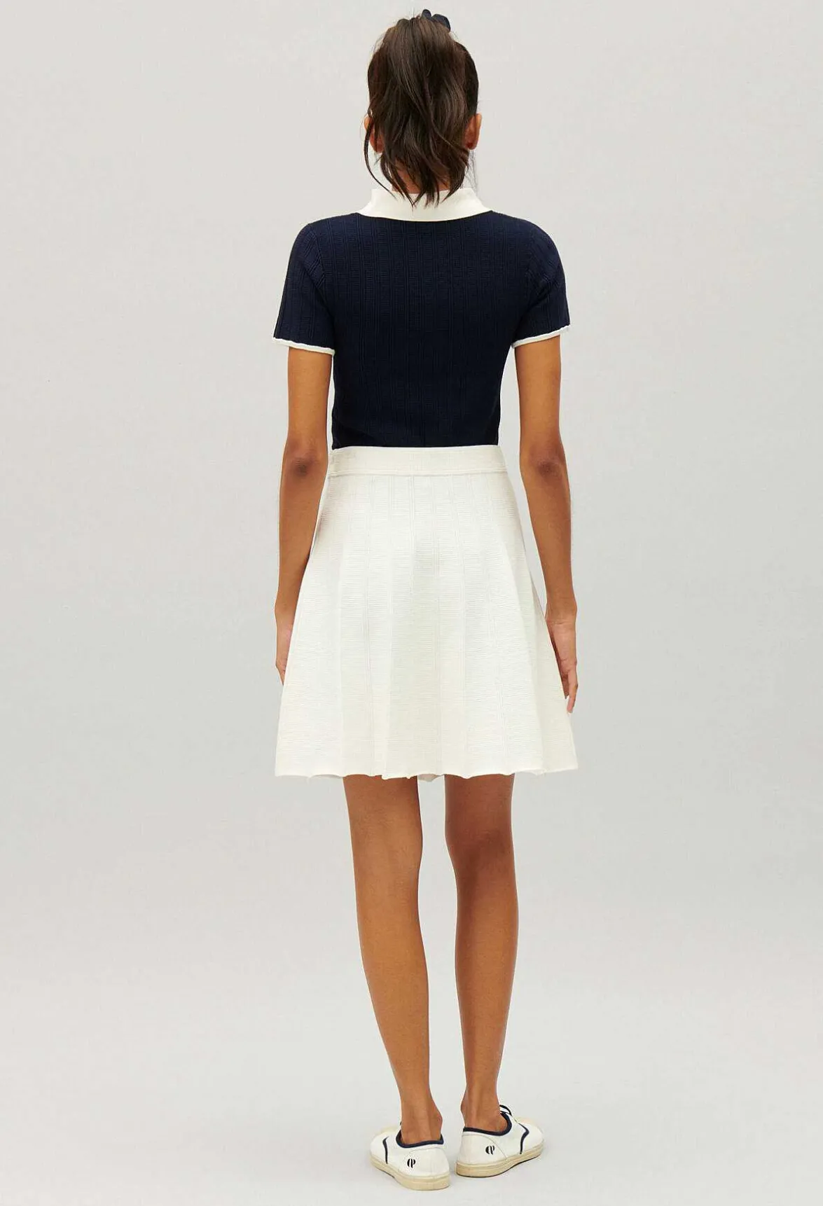 Claudie Pierlot Ecru Tennis Skirt*Women Skirts And Shorts