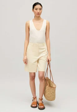 Claudie Pierlot Ecru Vest Top*Women Tops And Shirts