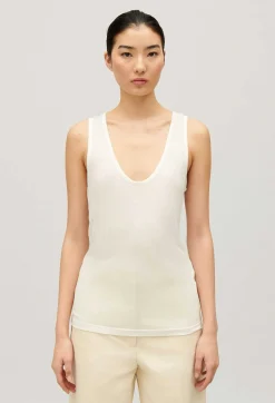 Claudie Pierlot Ecru Vest Top*Women Tops And Shirts