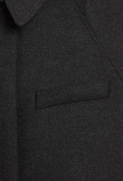 Claudie Pierlot Flecked Grey Wool Mid-Length Coat*Women Jackets And Coats