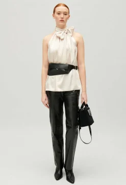Claudie Pierlot Floaty Beige Top*Women Tops And Shirts