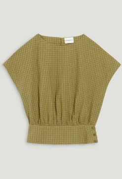 Claudie Pierlot Gathered Openwork Top*Women Tops And Shirts