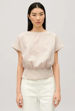 Claudie Pierlot Gathered Openwork Top*Women Tops And Shirts