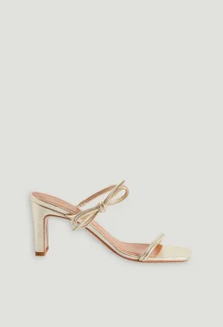 Claudie Pierlot Gold Leather Sandals*Women Sandals, Pumps And Mules