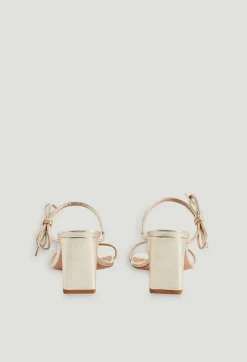 Claudie Pierlot Gold Leather Sandals*Women Sandals, Pumps And Mules