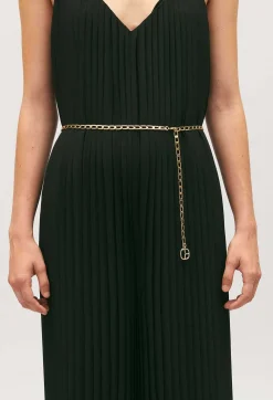 Claudie Pierlot Gold-Coloured Link Belt*Women Belts