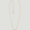 Claudie Pierlot Golden Brass Cp Heart Necklace*Women Jewellery And Scrunchies