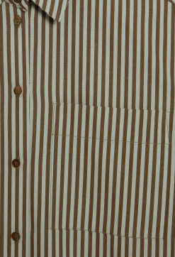 Claudie Pierlot Green Stripy Shirt*Women Tops And Shirts