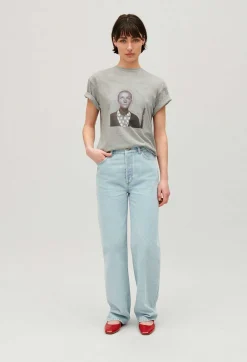 Claudie Pierlot Grey Print T-Shirt*Women T-Shirts